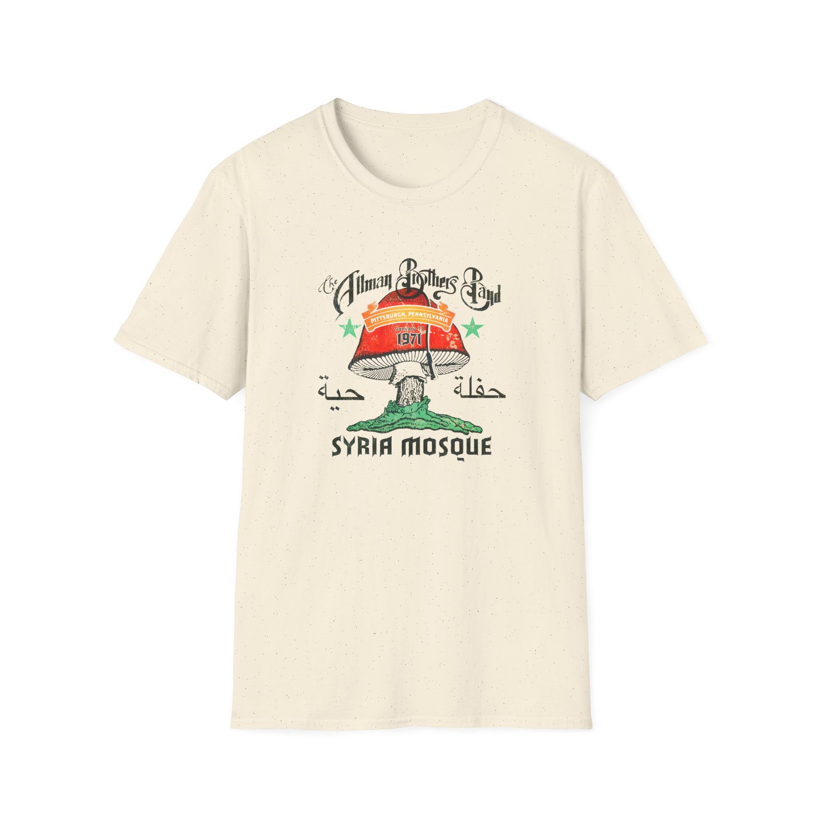 The Allman Brothers Pittsburgh 1971 Unisex Softstyle T-shirt