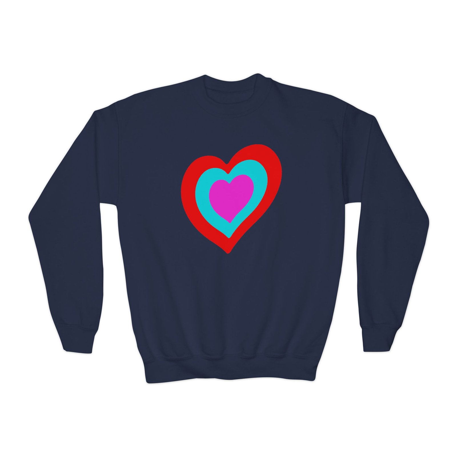 Youth Eurovision Heart Crewneck Sweatshirt