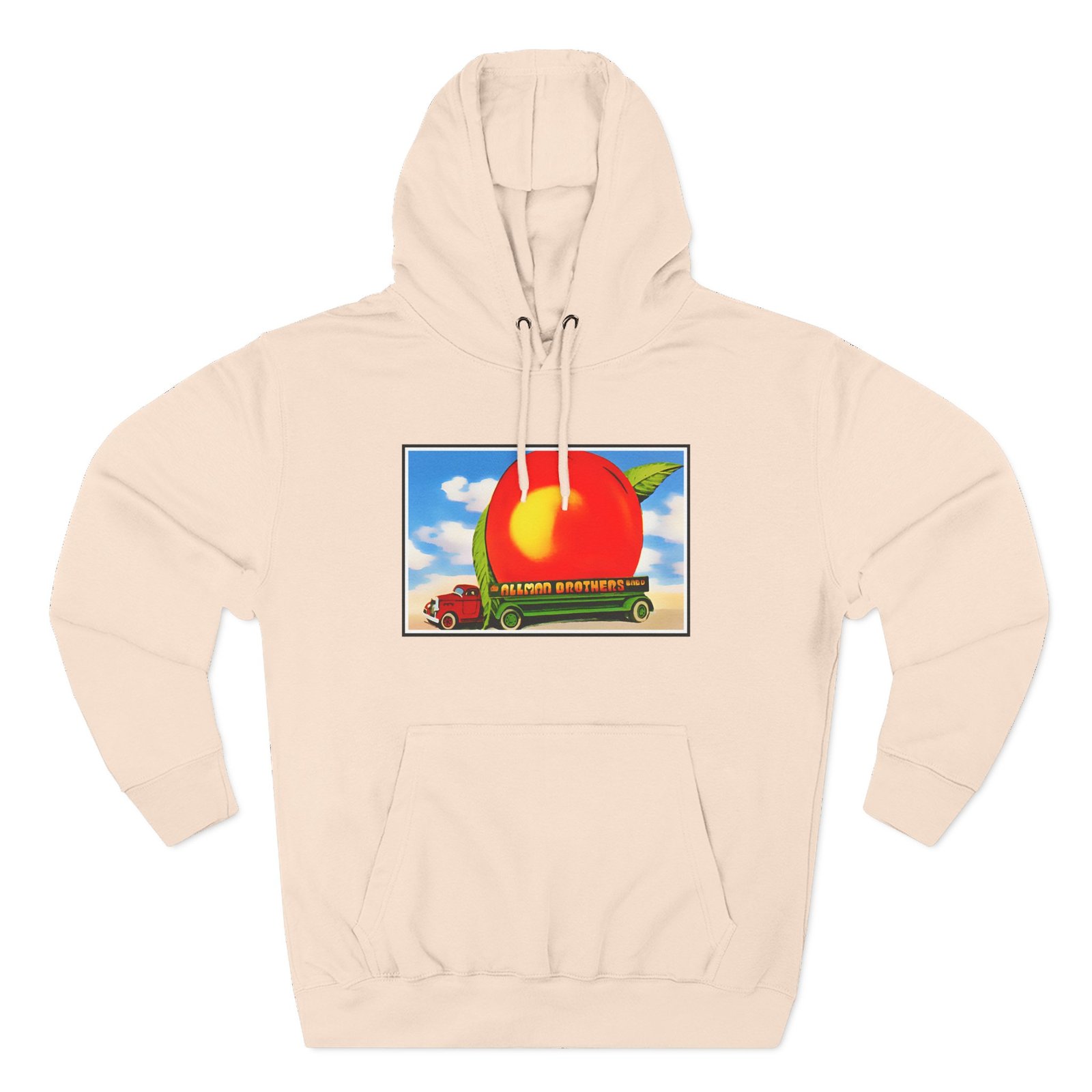The Allman Brothers Eat a Peach Album Art Three-Panel Fleece Hoodie