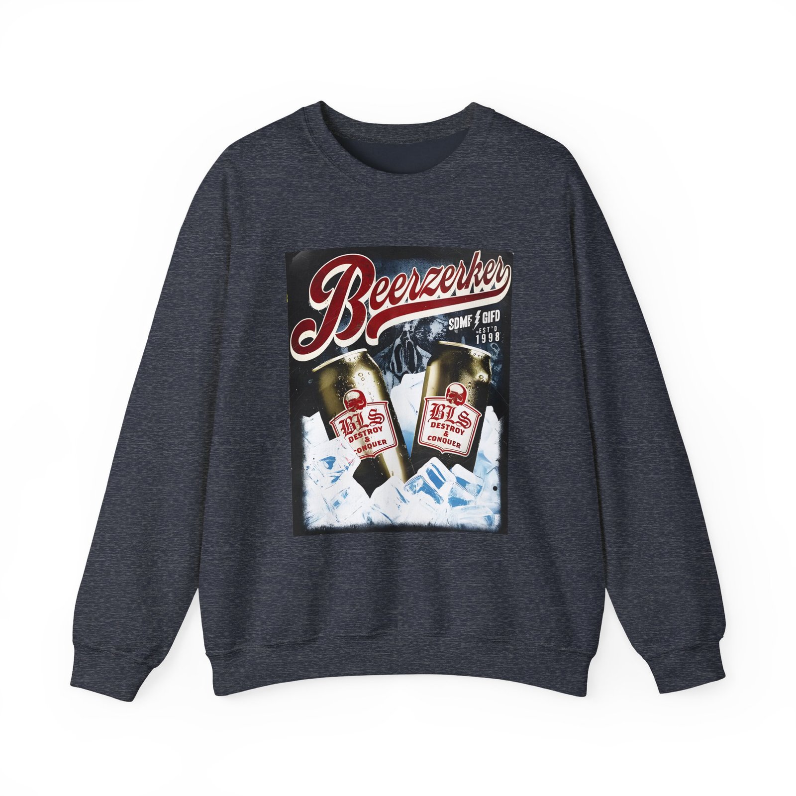 Black Label Society Beerzerker Can Unisex Heavy Blend™ Crewneck Sweatshirt